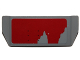 Part No: 98834pb05R  Name: Vehicle, Spoiler with Bar Handle with Worn Dark Red Patches Pattern Model Right Side (Sticker) - Set 75099
