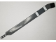 Part No: 99013pb03b  Name: Technic Rotor Blade Large Bent with 3L Liftarm Thick and Black Rubber Tip with 2 White Stripes Pattern B (Stickers) - Set 42052