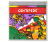 Part No: 10202pb043  Name: Tile 6 x 6 with Bottom Tubes with Game Cartridge White 'CENTIPEDE TM' on Red Banner and Minifigure Fighting Spider and Centipedes Pattern (Sticker) - Set 10306