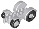 Part No: 15313c02  Name: Duplo Car Base 2 x 6 Tractor with Mudguards and (Same Color) Wheels with Black Tires