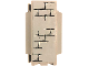 Part No: 2345pb16  Name: Panel 3 x 3 x 6 Corner Wall with Bricks, Black Mortar and White Highlights Pattern G (Sticker) - Set 7094