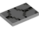 Part No: 26603pb088  Name: Tile 2 x 3 with Pixelated Black and Dark Bluish Gray Pattern