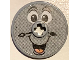 Part No: 2723pb109  Name: Technic, Disk 3 x 3 with Cogsworth Clock Face Pattern (Sticker) - Set TRUCOGSWORTH