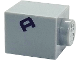 Part No: 3005pb071  Name: Brick 1 x 1 with Angled Off-Center Dark Blue Capital Letter A Pattern