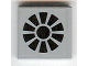 Part No: 3068pb0401  Name: Tile 2 x 2 with Black Fan Pattern (Sticker) - Set 7709