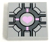 Part No: 3068pb0689  Name: Tile 2 x 2 with Companion Cube Pink Heart Pattern