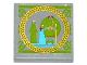 Part No: 3068pb0862  Name: Tile 2 x 2 with King, Queen and Princess on Tapestry Pattern (Sticker) - Set 41051