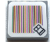 Part No: 3068pb1362  Name: Tile 2 x 2 with Super Mario Scanner Code Stone-Eye Pattern (Sticker) - Set 40414
