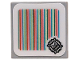 Part No: 3068pb2688  Name: Tile 2 x 2 with Super Mario Scanner Code Thwomp Pattern (Sticker) - Set 72043