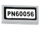 Part No: 3069pb0310  Name: Tile 1 x 2 with 'PN60056' Pattern (Sticker) - Set 60056