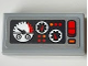 Part No: 3069pb1079  Name: Tile 1 x 2 with Control Panel, Gauges, Buttons and Lights Pattern (Sticker) - Set 42121