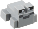 Part No: 3128pb02  Name: Minecraft Frog with Black and White Eyes, Dark Bluish Gray Mouth Pattern