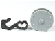 Part No: 41169c01  Name: Duplo Winch Drum Narrow with White String and Black Thin Hook Fixed with Stud Holder
