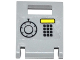Part No: 4346pb27  Name: Container, Box 2 x 2 x 2 Door with Slot with Keypad, Yellow Rectangle and Safe Combination Dial Pattern (Sticker) - Set 60046