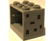 Part No: 4532bpb11L  Name: Container, Cupboard 2 x 3 x 2 - Hollow Studs with 6 Black Rectangles Pattern Model Left Side (Sticker) - Set 75826