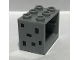 Part No: 4532bpb11R  Name: Container, Cupboard 2 x 3 x 2 - Hollow Studs with 6 Black Rectangles Pattern Model Right Side (Sticker) - Set 75826