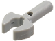 Part No: 48729b  Name: Bar   1L with Clip Mechanical Claw - Cut Edges and Hole on Side