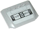 Part No: 52031pb066  Name: Wedge 4 x 6 x 2/3 Triple Curved with SW AT-TE Control Panel Pattern (Sticker) - Set 75019