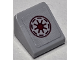 Part No: 54200pb137  Name: Slope 30 1 x 1 x 2/3 with Dark Red SW Galactic Republic Logo Pattern (Sticker) - Set 75354