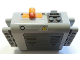 Part No: 59510c01pb02  Name: Electric 9V Battery Box 4 x 11 x 7 PF with 'O' and Electricity Danger Sign Pattern (Sticker) - Set 8258