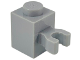 Part No: 60475a  Name: Brick, Modified 1 x 1 with U Clip (Vertical Grip) - Solid Stud