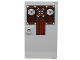 Part No: 60616pb014  Name: Door 1 x 4 x 6 with Stud Handle with Cut-out Wood Panels with Asian Designs Pattern (Sticker) - Set 70751