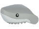 Part No: 62604pb03  Name: Shark Head Large with White Mouth and Black Eyes Pattern