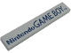 Part No: 6636pb382  Name: Tile 1 x 6 with Dark Blue 'Nintendo GAME BOY' Pattern