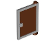 Part No: 73435c04  Name: Door 1 x 4 x 5 Right with Reddish Brown Glass