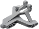 Part No: 7558  Name: Technic, Steering Arm 7 x 7 x 4 Wishbone with Upper Thin Liftarms with Axle Holes