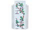 Part No: 87421pb011  Name: Panel 3 x 3 x 6 Corner Wall without Bottom Indentations with Bricks Pattern and Ivy Trunks with 21 Leaves Pattern (Sticker) - Set 7946