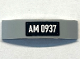 Part No: 93273pb214  Name: Slope, Curved 4 x 1 x 2/3 Double with White 'AM 0937' on Black Background Pattern (Sticker) - Set 40448
