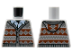 Part No: 973pb4893  Name: Torso Knit Fair Isle Cardigan Sweater with Hood, Closed Collar Pattern