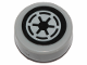 Part No: 98138pb171  Name: Tile, Round 1 x 1 with SW Emblem of the Galactic Republic with 6 Spokes Pattern (Sticker) - Set 75281