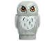 Part No: bb1355pb02  Name: Owl, Small with Orange Eyes and White and Black Feathers Pattern