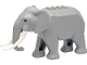 Part No: elephant2c01  Name: Elephant Type 2 with Long White Tusks