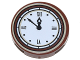 Part No: 14769pb133  Name: Tile, Round 2 x 2 with Bottom Stud Holder with Clock with Roman Numerals Simple Pattern
