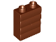 Part No: 18783  Name: Duplo, Brick 1 x 2 x 2 with Log Profile
