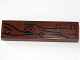Part No: 2431pb0262  Name: Tile 1 x 4 with Wood Grain and 4 Screws Pattern (Sticker) - Set 79010
