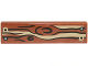 Part No: 2431pb0287  Name: Tile 1 x 4 with Wood Grain and Nails Pattern Type 1 (Sticker) - Set 9473
