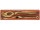 Part No: 2431pb0288  Name: Tile 1 x 4 with Wood Grain and Nails Pattern Type 2 (Sticker) - Set 9473