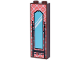 Part No: 2454pb319  Name: Brick 1 x 2 x 5 with White and Coral Wallpaper, Black and Medium Azure Ornate Mirror with Reflections Pattern (Sticker) - Set 11370