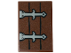 Part No: 26603pb408  Name: Tile 2 x 3 with Wooden Shutter and Metal Hinges Pattern (Sticker) - Set 10332