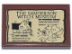 Part No: 26603pb432  Name: Tile 2 x 3 with 'THE SANDERSON WITCH MUSEUM' and House on Tan Background Pattern (Sticker) - Set 21341