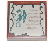 Part No: 3068pb0313  Name: Tile 2 x 2 with Dragon and Scroll with 'You are far more powerfull than you would ever imagine...' Pattern