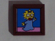 Part No: 3068pb0954  Name: Tile 2 x 2 with Maggie Simpson Portrait Pattern (Sticker) - Set 71006
