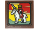 Part No: 3068pb2381  Name: Tile 2 x 2 with Horse and Knight Painting Pattern (Sticker) - Set 10332