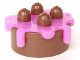 Part No: 31287c03  Name: Duplo Cake with Trans-Dark Pink Frosting
