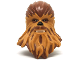 Part No: 35031c01pb01  Name: Large Figure Head Modified SW Wookiee with Medium Nougat Fur Pattern (Chewbacca)