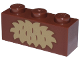 Part No: 3622pb146  Name: Brick 1 x 3 with Dark Tan Fur Pattern (BrickHeadz Wicket Torso)
